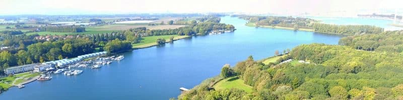 Vissen in het Brielse Meer