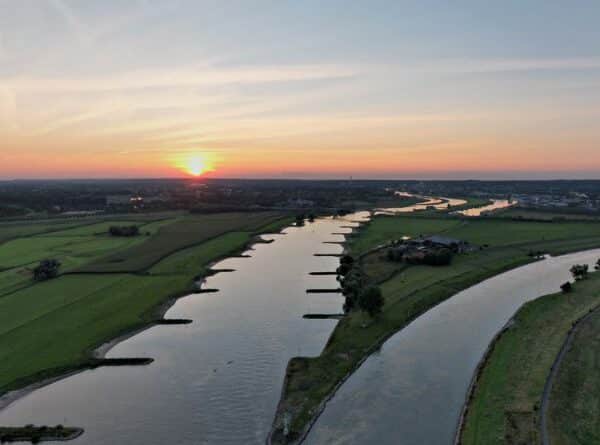 Vissen op de Nederrijn
