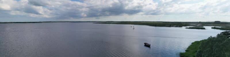 Vissen op het zuidlaardermeer