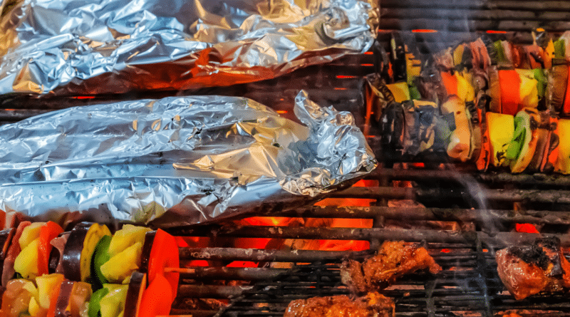 zalmforel op de bbq