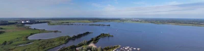 Vissen in het bergumermeer